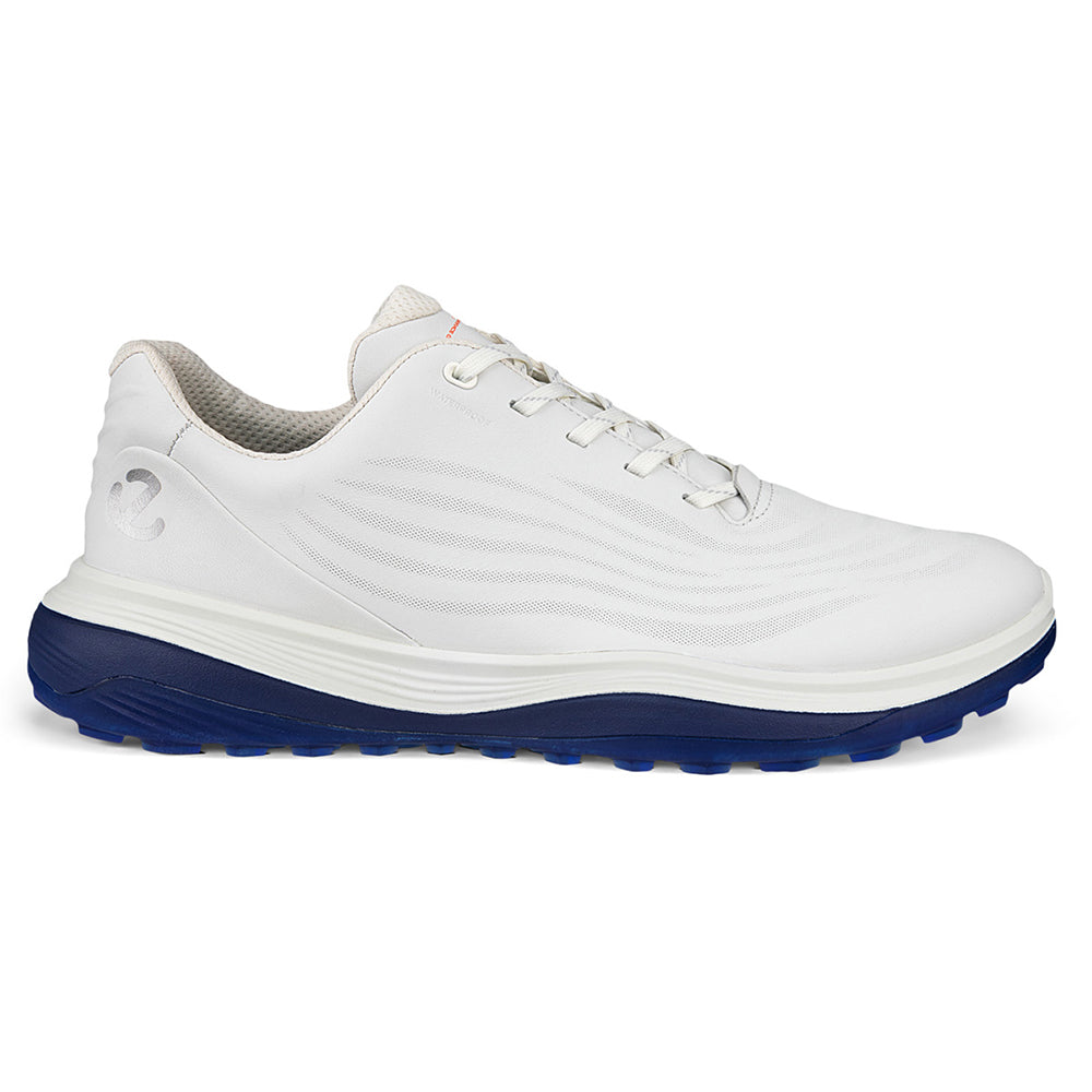 ECCO Golf Lt1 Spikeless Waterproof Shoes White Blue