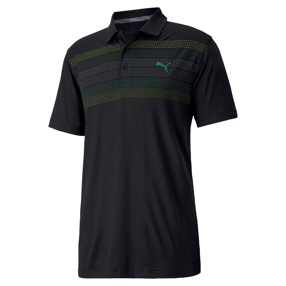 Puma Cloudspun Road Map Polo Shirt Puma Black