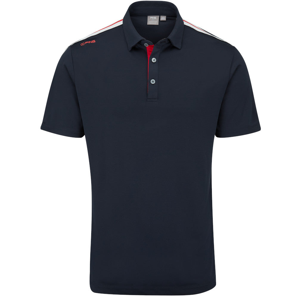 Ping Inver Polo Shirt Navy Multi