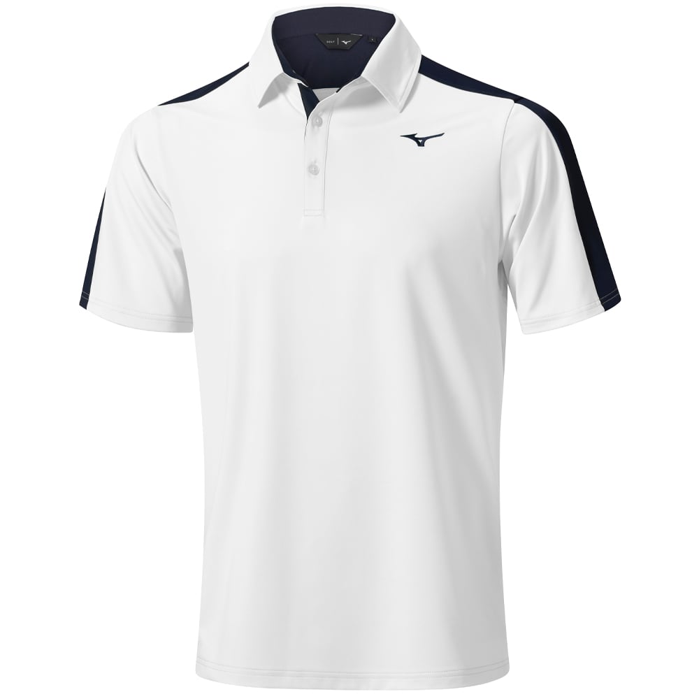 Mizuno Comp Trim Polo Shirt White