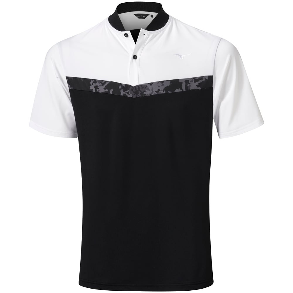 Mizuno Floral GC Polo Shirt Black