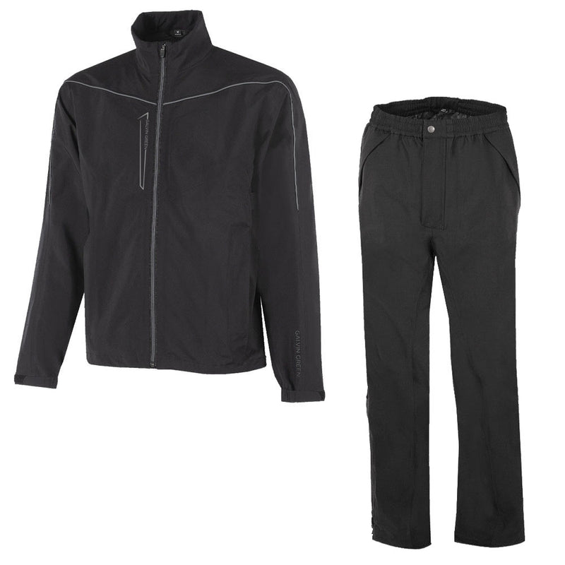 Galvin Green Armstrong/Alan Waterproof Suit - Black/Sharkskin - Black