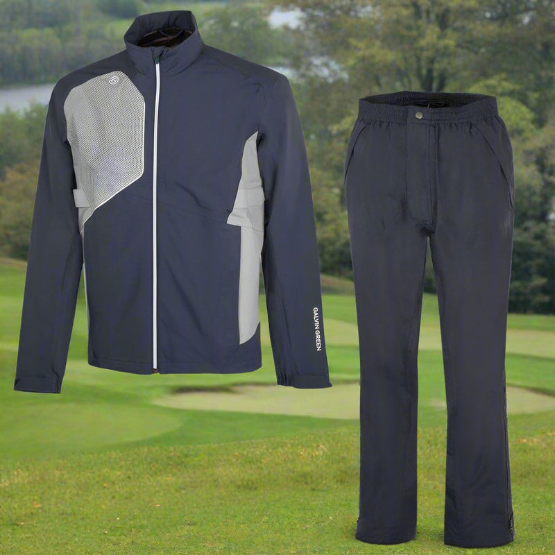 Galvin Green Ames/Alan Waterproof Suit - Navy/Cool Grey + Navy