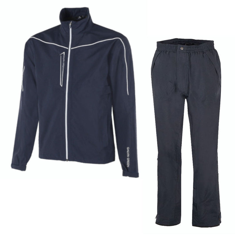 Galvin Green Armstrong/Alan Waterproof Suit - Navy/White - Navy