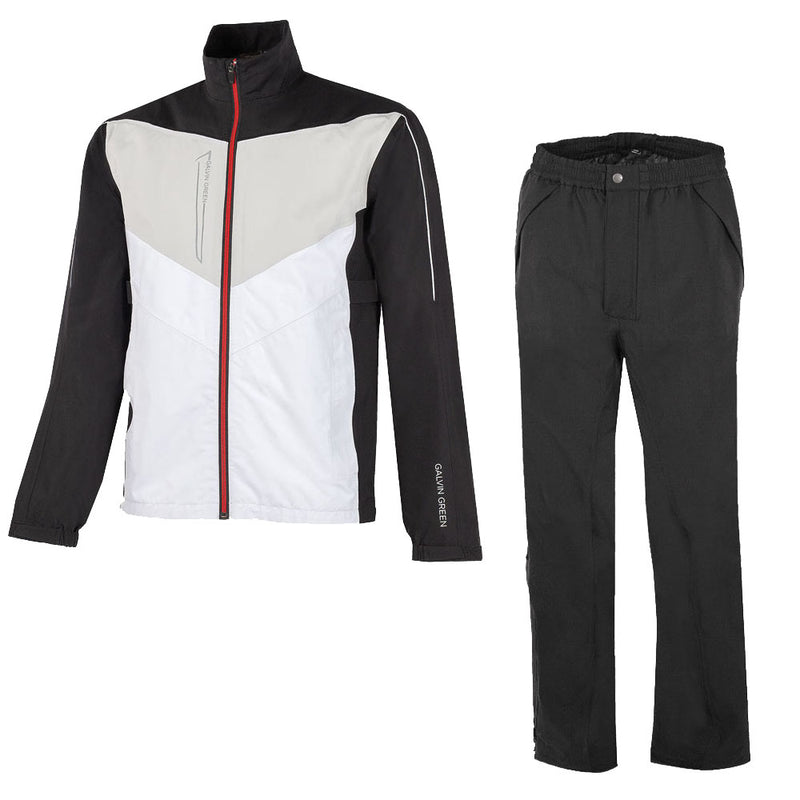 Galvin Green Armstrong/Alan Waterproof Suit - Black/White/Red - Black