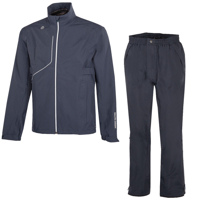 Galvin Green Ames/Alan Waterproof Suit - Navy/White + Navy