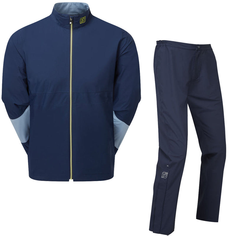 FootJoy HydroLite X Waterproof Suit - Slate/Navy/Primose + Navy