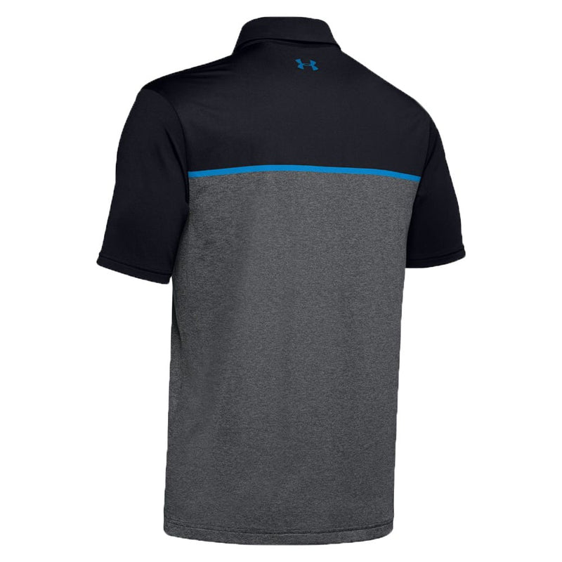 Under Armour Playoff Polo Shirt 2.0 - Black/Pitch Grey/Electric Blue