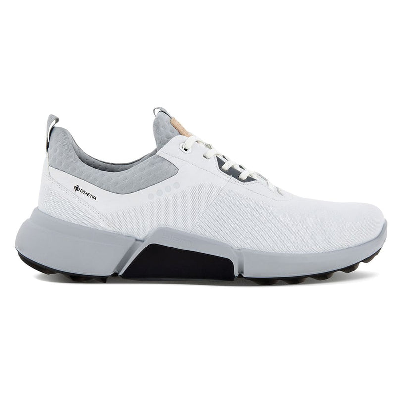 Ecco Biom H4 Gore-Tex Spikeless Shoes - White/Concrete