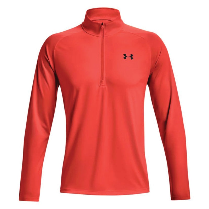 Under Armour Tech 2.0 1/2 Zip Pullover - Phoenix Fire/Black