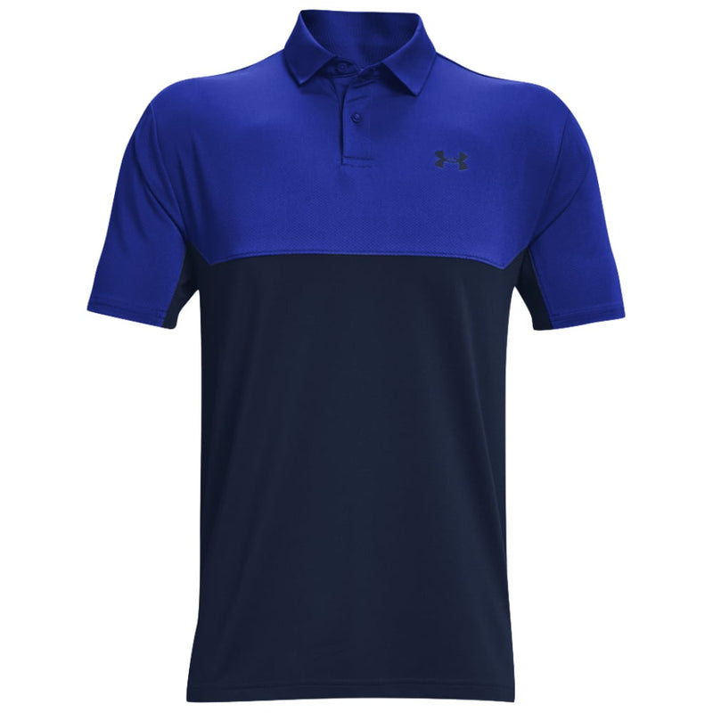 Under Armour Performance 2.0 Colorblock Polo Shirt - Royal/Academy