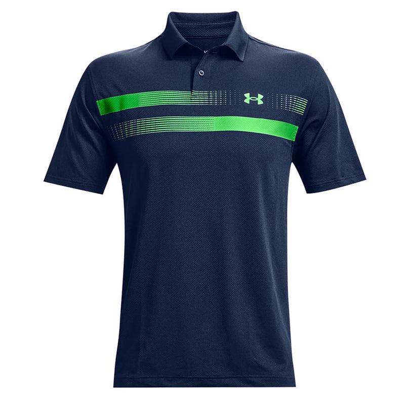 Under Armour Performance Graphic Polo Shirt - Academy/Stadium Green