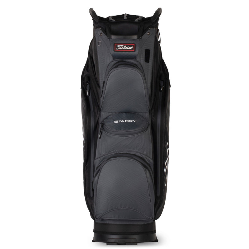 Titleist StaDry Cart 14 Waterproof Cart Bag - Black/Charcoal