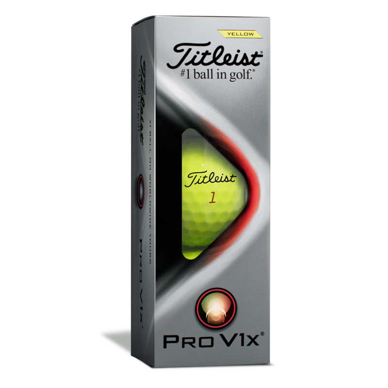 Titleist Pro V1x Yellow Golf Balls - 12 Pack