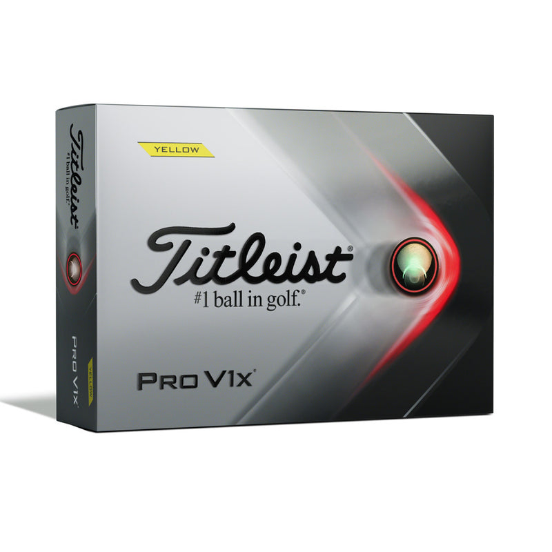 Titleist Pro V1x Yellow Golf Balls - 12 Pack