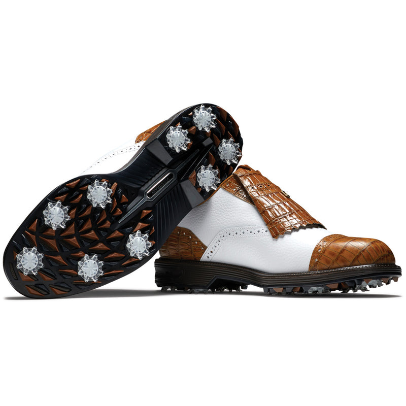 FootJoy Premiere Series Ltd Edition Tarlow Spiked Shoes - White/Brown/Brown