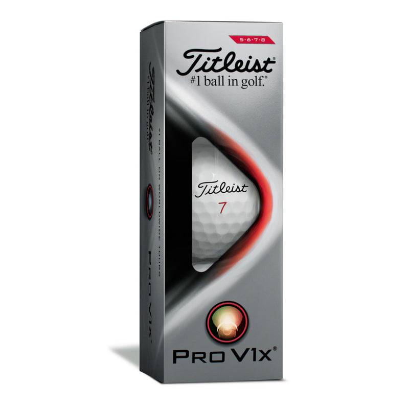 Titleist Pro V1x White Golf Balls - 12 Pack