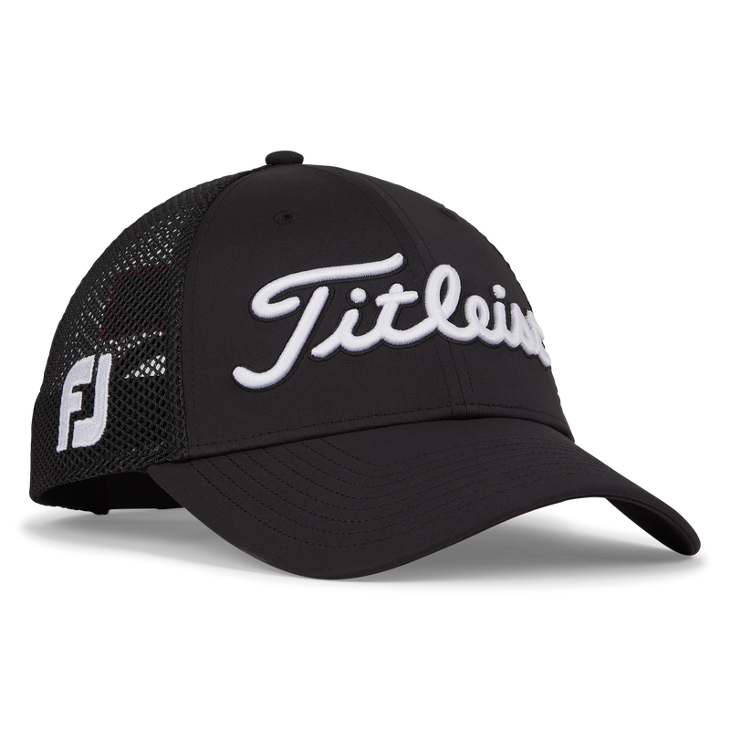 Titleist Tour Performance Mesh Cap - Black/White