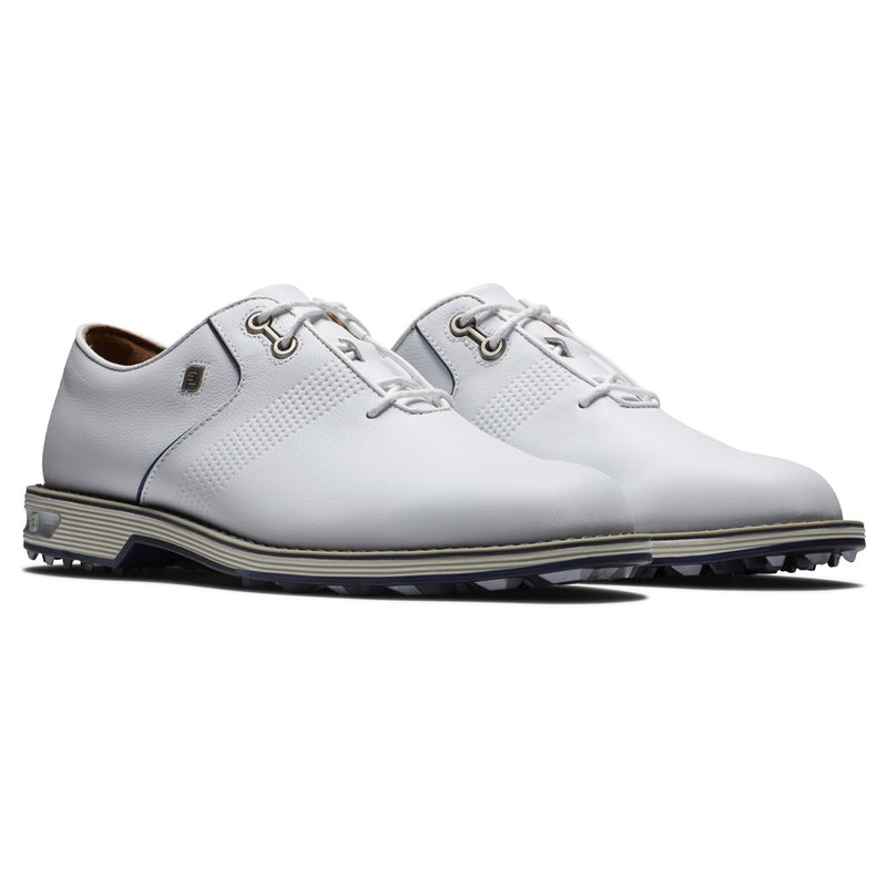 FootJoy Premiere Series Flint Waterproof Spikeless Shoe - White/Navy