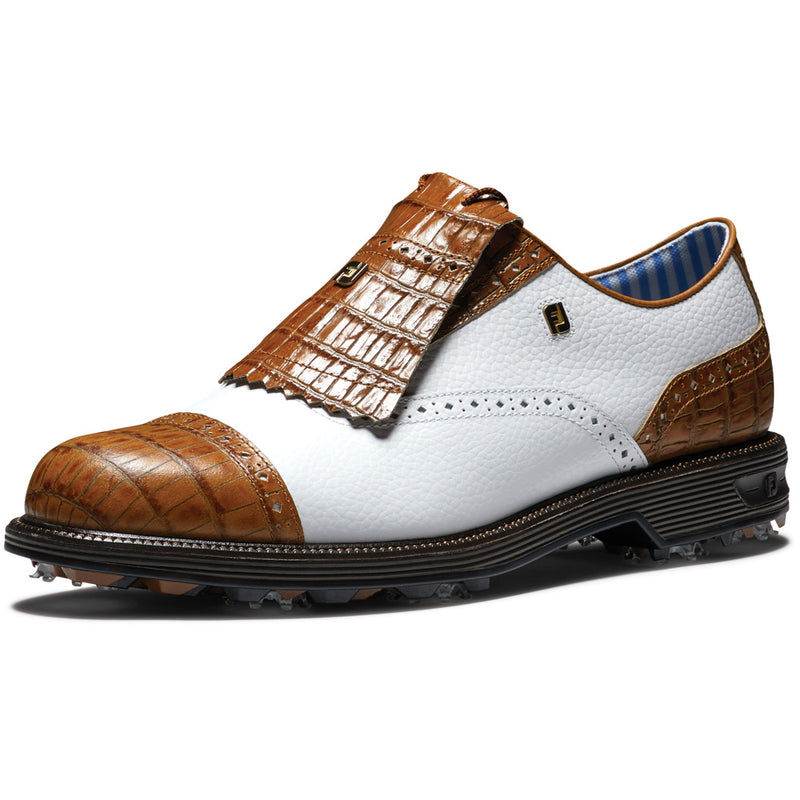 FootJoy Premiere Series Ltd Edition Tarlow Spiked Shoes - White/Brown/Brown