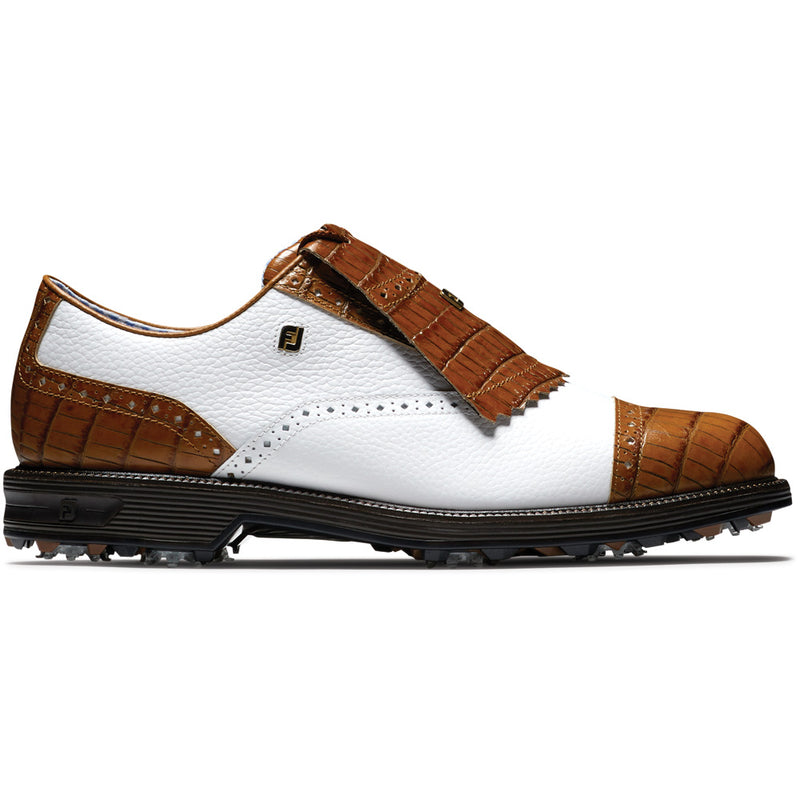 FootJoy Premiere Series Ltd Edition Tarlow Spiked Shoes - White/Brown/Brown