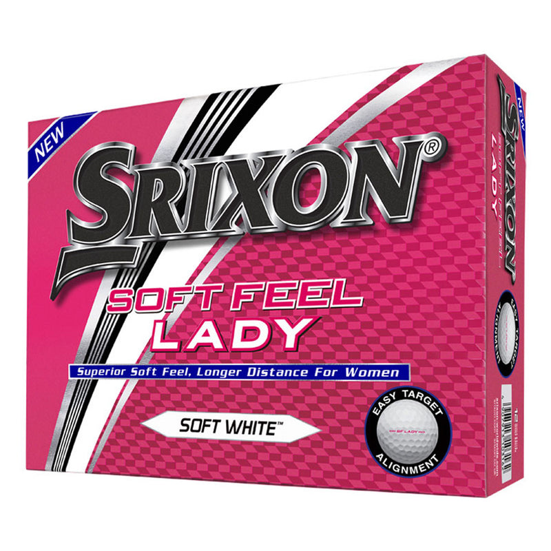 Srixon Soft Feel Lady Golf Balls - Soft White