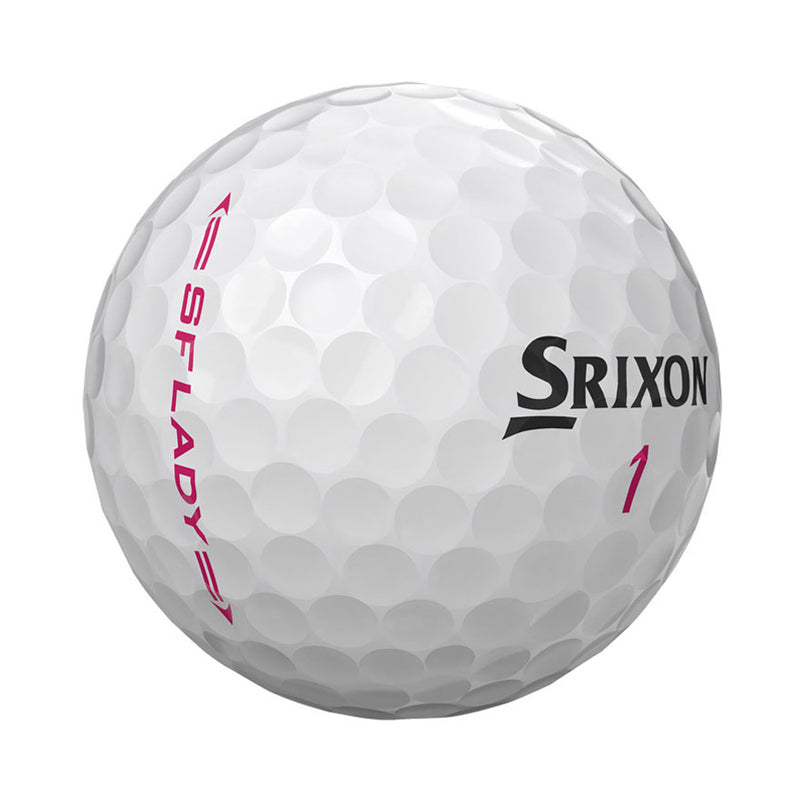 Srixon Soft Feel Lady Golf Balls - Soft White