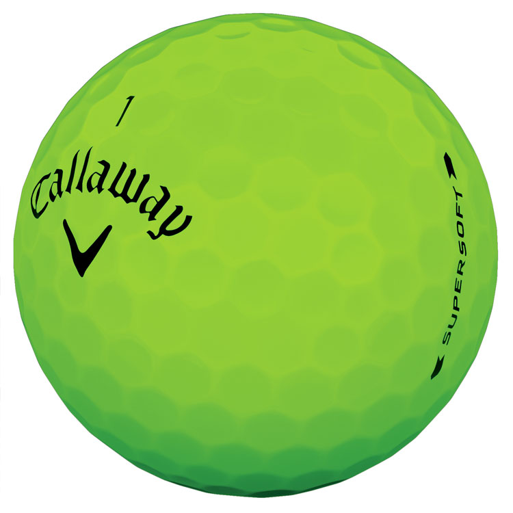 Callaway Supersoft Golf Balls Matte Green - 12 Pack