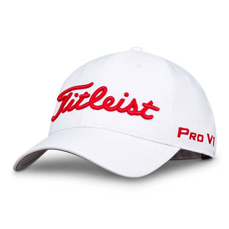 Titleist Tour Performance Cap - White/Red