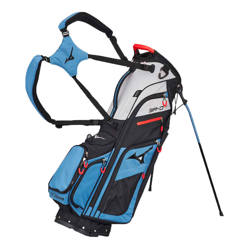 Mizuno BR-D4 Stand Bag - Blue/Black