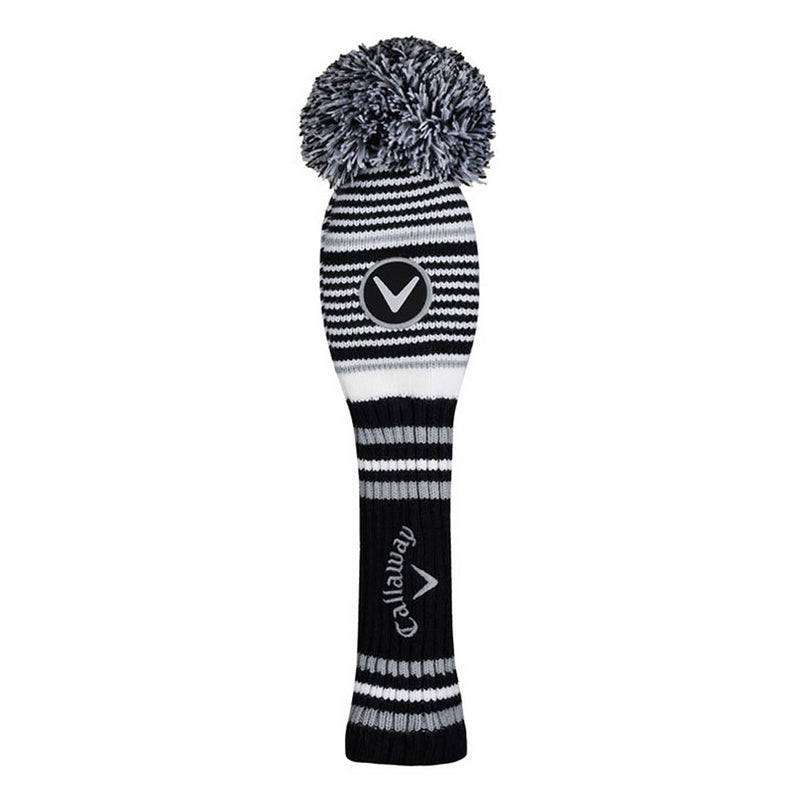 Callaway Pom Pom II Fairway Headcover - Black/White/Grey