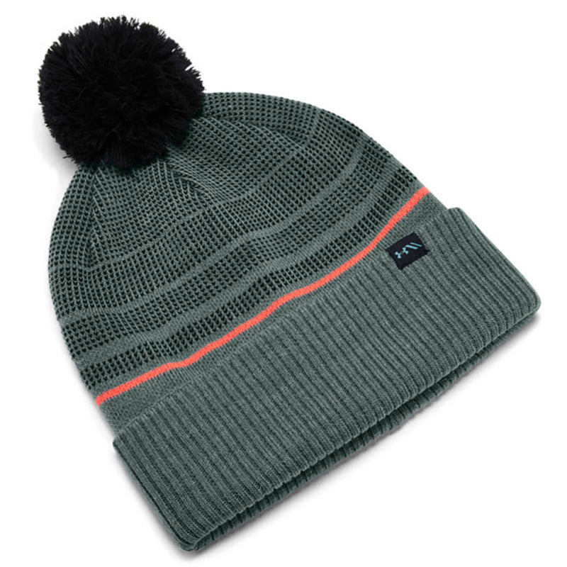 Under Armour Pom Beanie - Lichen Blue/Black