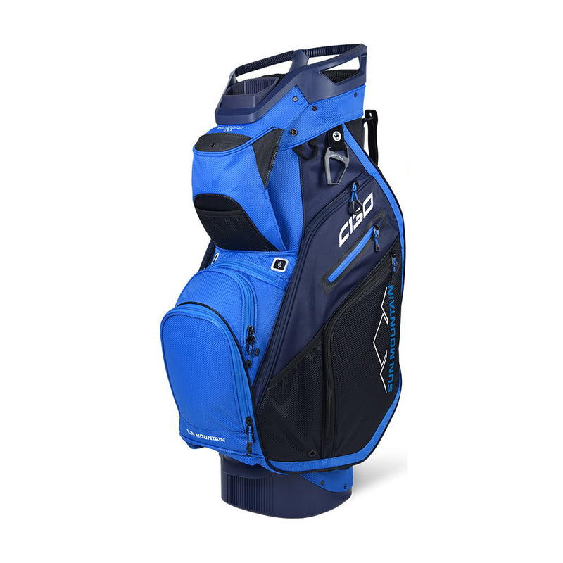 Sun Mountian C-130 Cart Bag - Black/Navy/Cobalt