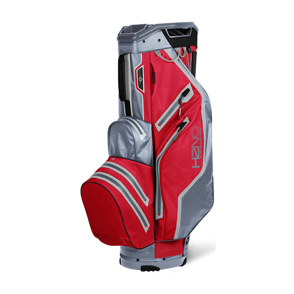 Sun Mountain H2NO Lite Waterproof Cart Bag - Red/Nickle