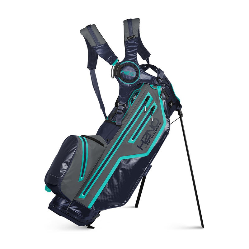 Sun Mountain H2NO LITE Waterproof Stand Bag - Navy/Gunmetal/Teal