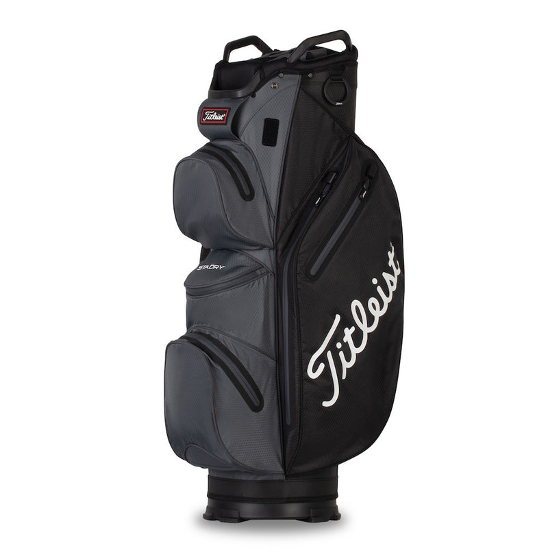 Titleist StaDry Cart 14 Waterproof Cart Bag - Black/Charcoal