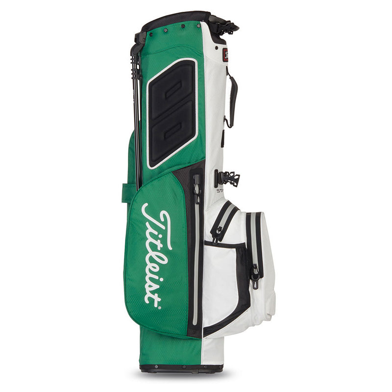 Titleist Player 4 StaDry Waterproof Stand Bag - Green/White/Grey