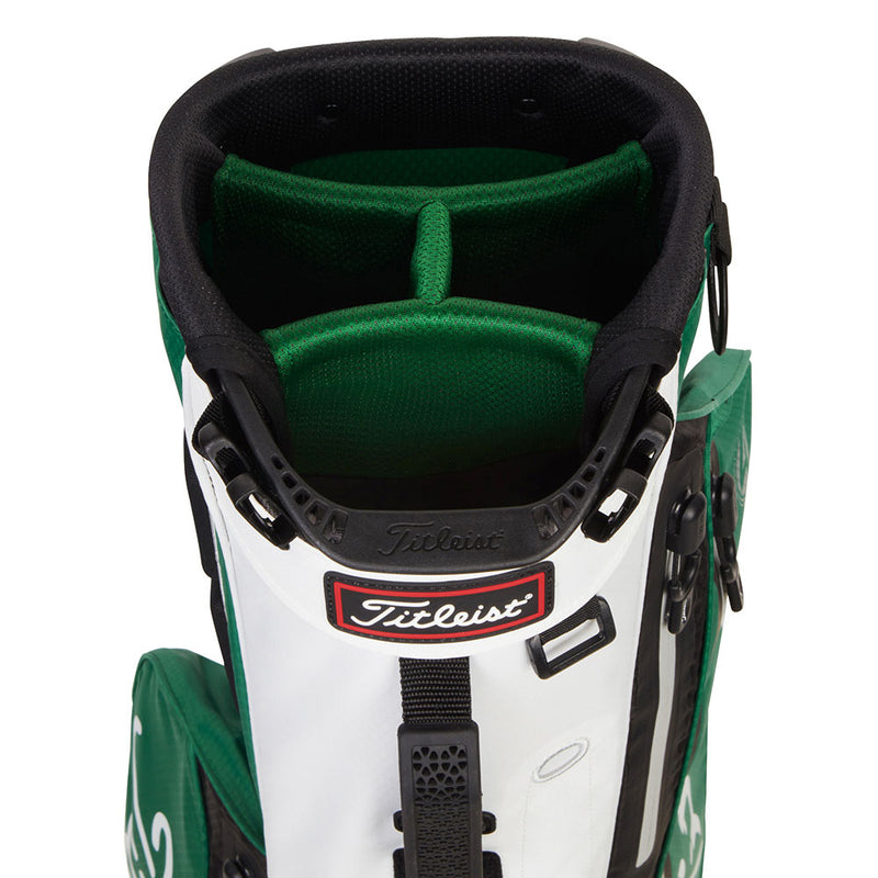 Titleist Player 4 StaDry Waterproof Stand Bag - Green/White/Grey