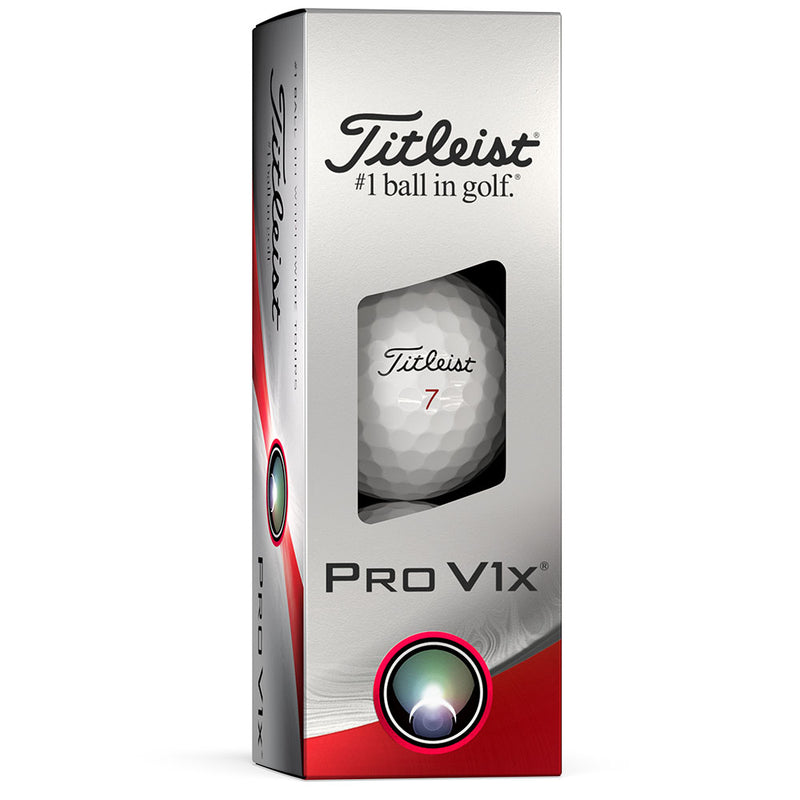 Titleist Pro V1x High Number Golf Balls - White - 12 Pack