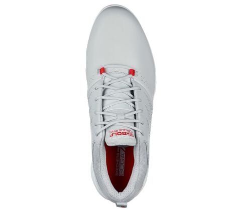 Skechers GO GOLF Torque Pro Spiked Waterproof Shoes - Grey/Red