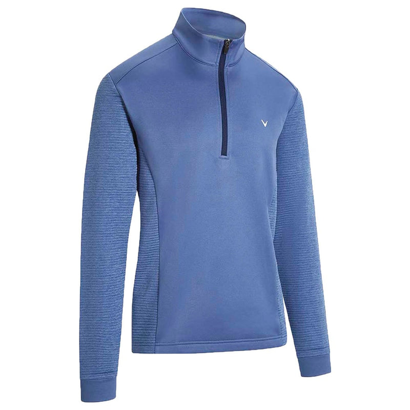 Callaway Ottoman Fleece II Pullover Top - Grey Blue