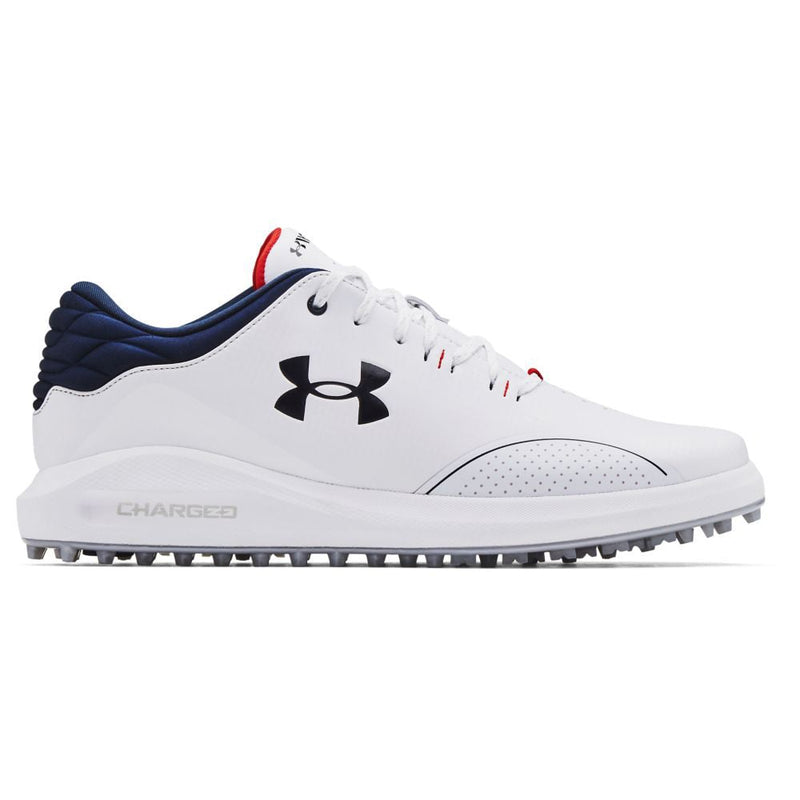 Under Armour Draw Sport Spikeless Shoes - White/Academy