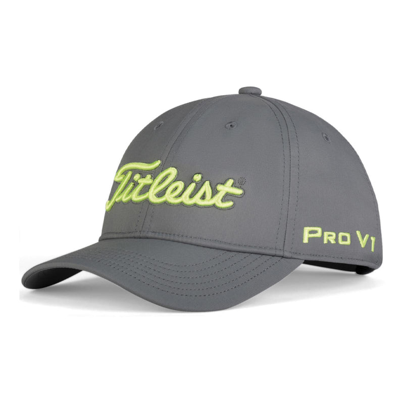 Titleist Junior Tour Performance Cap - Charcoal/Citrus