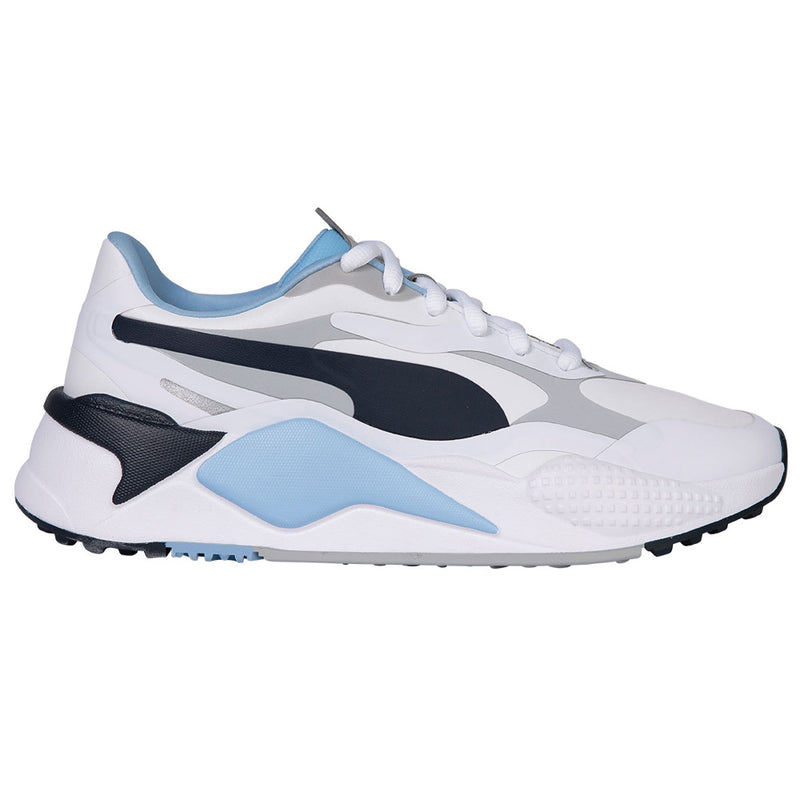 Puma RS-G Spikeless Waterproof Shoes - White/Navy Blazer/Placid Blue