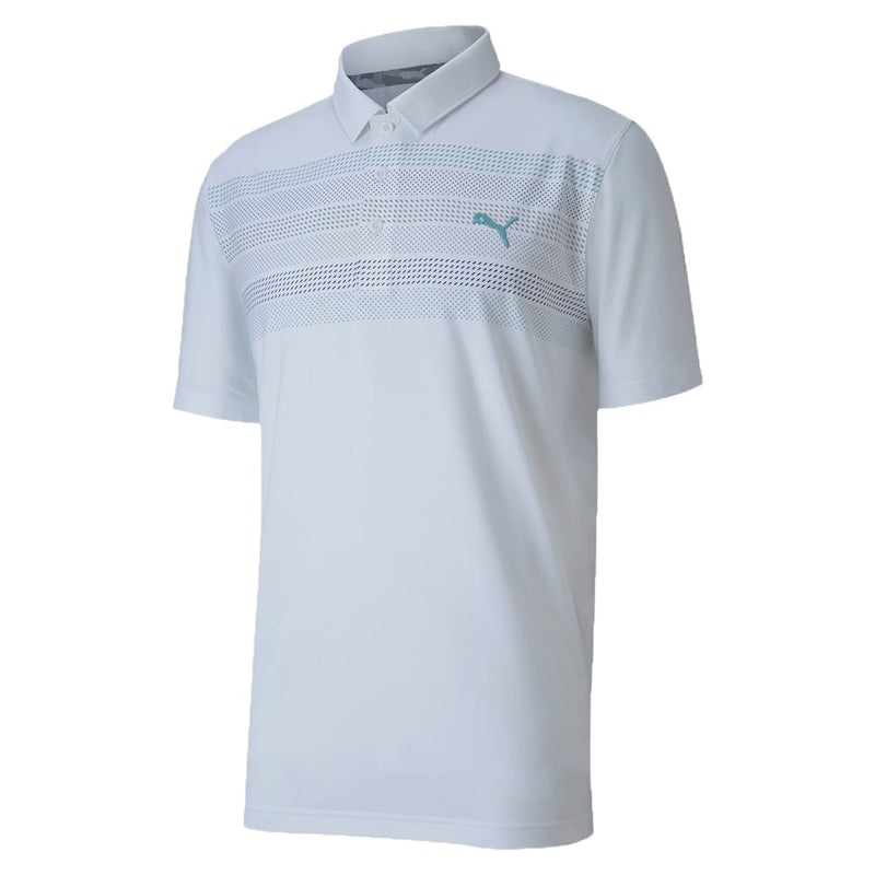 Puma Cloudspun Road Map Polo Shirt - Bright White