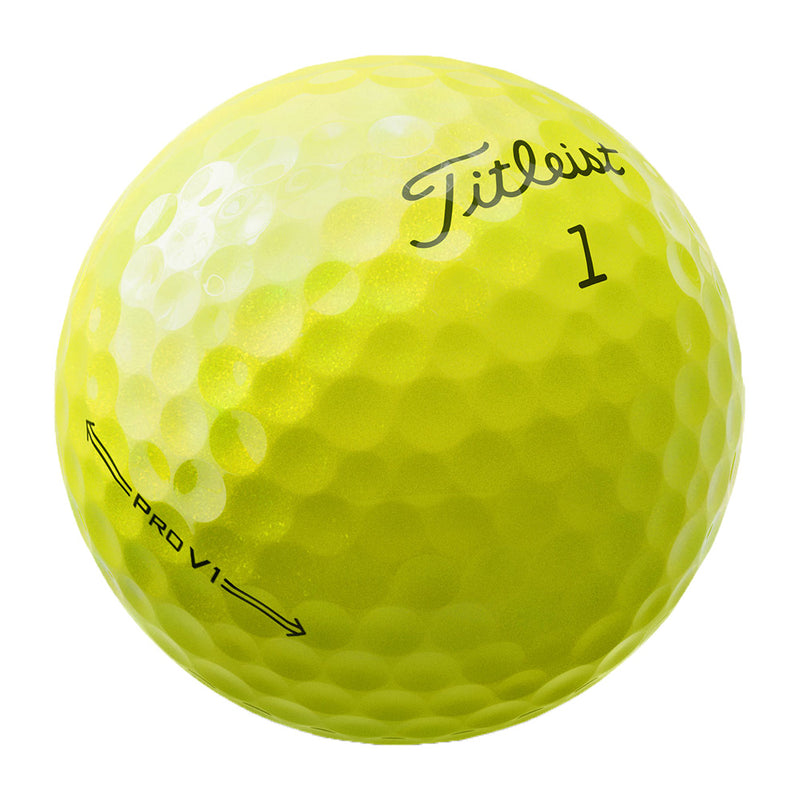 Titleist Pro V1 Yellow Golf Balls - 12 Pack