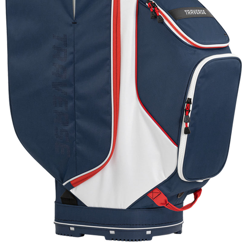 Ping Traverse 244 Cart Bag - Navy/White/Red