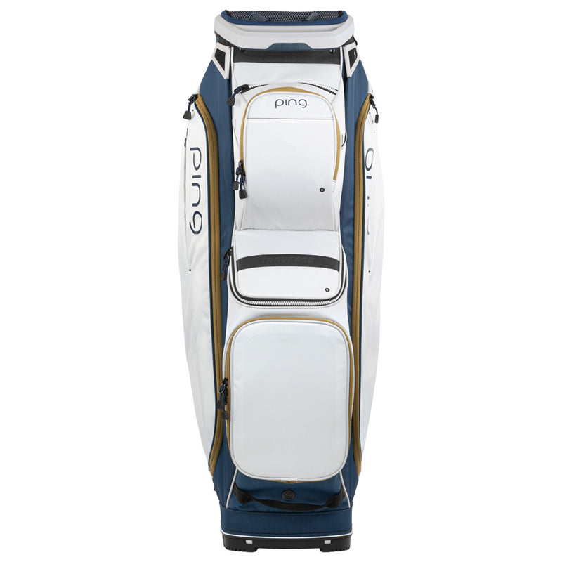 Ping Traverse 244 Cart Bag - Navy/Platinum/Gold