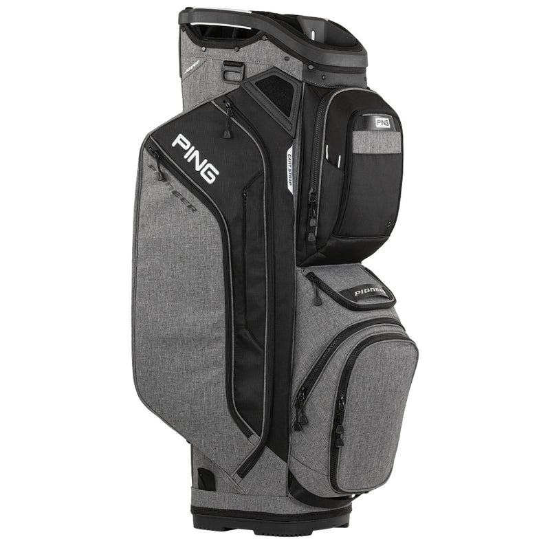 Ping Pioneer 244 Cart Bag - Heather Grey/Black