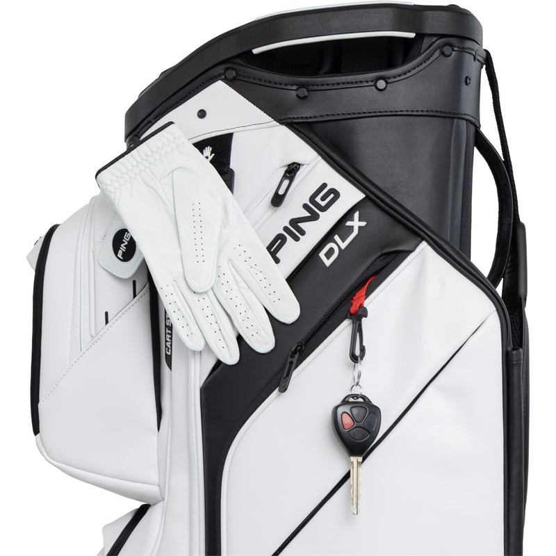 Ping DLX 244 Cart Bag - White